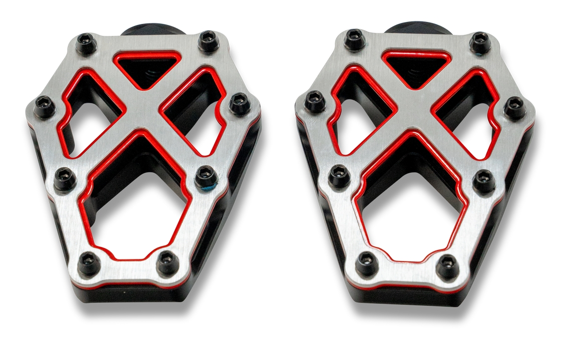 Kodlin USA NXL Redline Footpegs For Harley 2018-2026