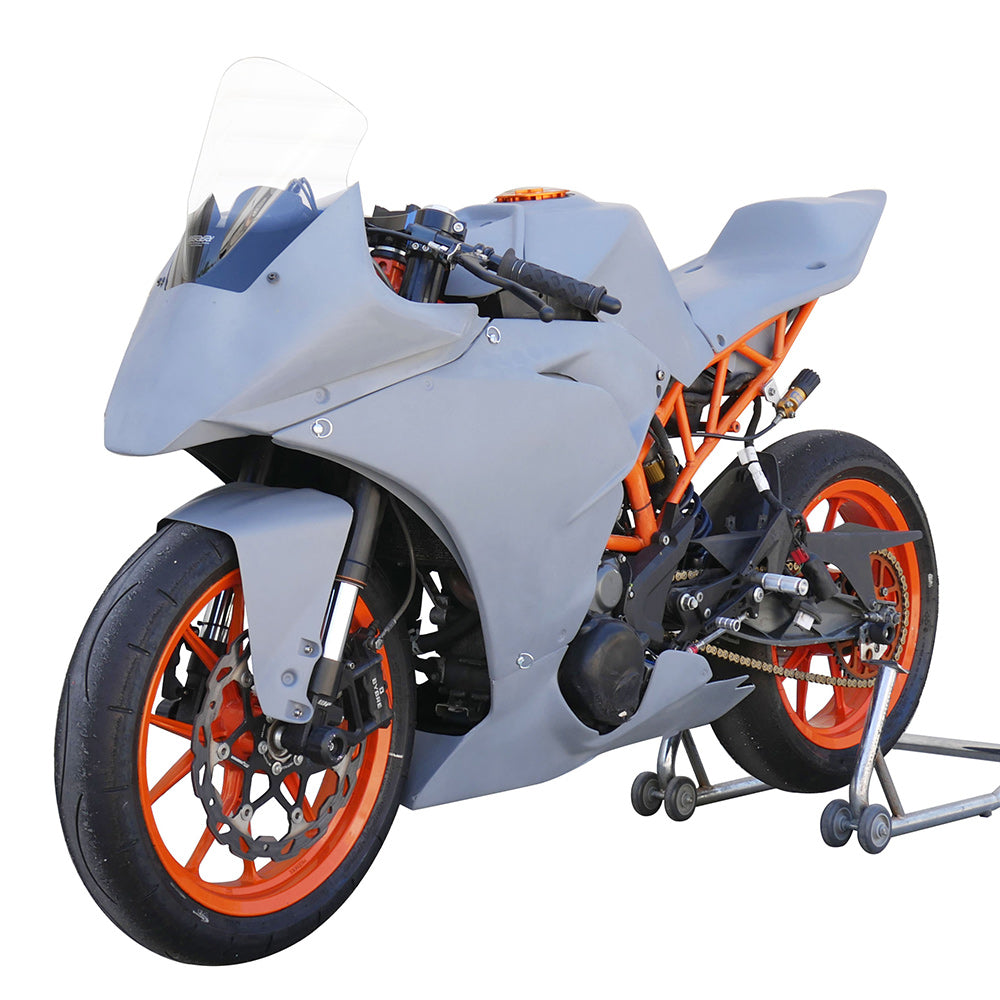 Hotbodies Racing Race Bodywork w/RAM AIR Primer Gray KTM RC390R 2014-2