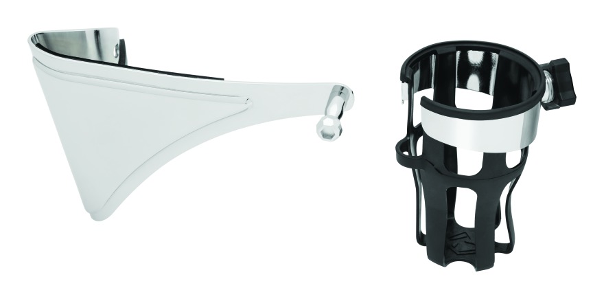 Kuryakyn Reflex Passenger Drink Holder For Harley Touring / Trike 2014-2025