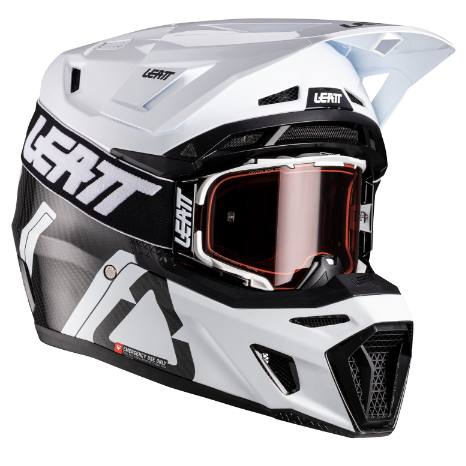 Leatt Moto 9.5 Carbon Helmet with 6.5 Iriz Goggles