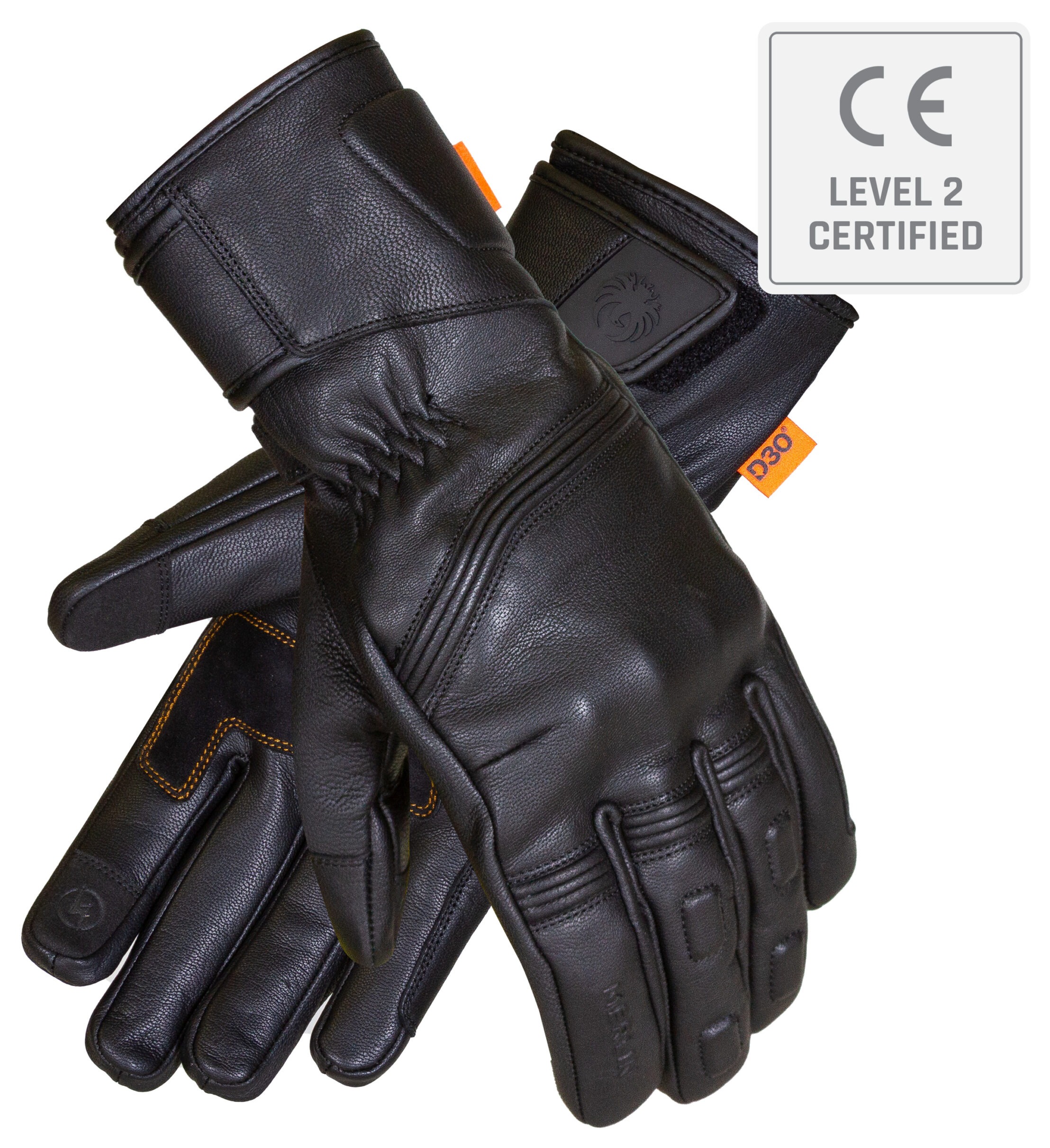 Merlin Calton D3O Waterproof Leather Gloves