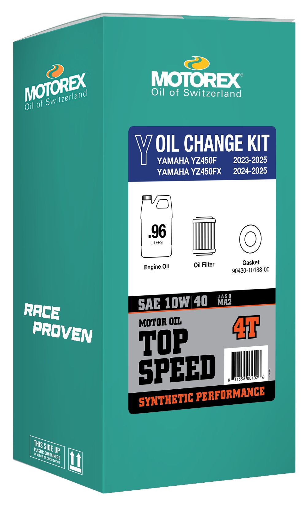 Motorex Top Speed Oil Change Kit Yamaha YZ450F / FX 2023-2026