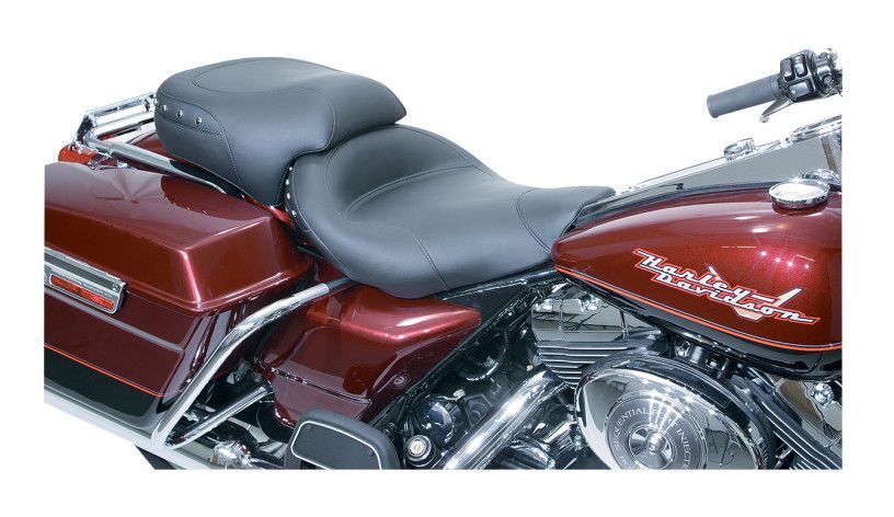 Mustang Super Touring Solo Seat For Harley Touring 2008-2025