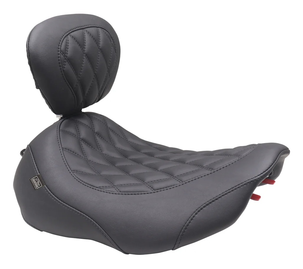 Mustang Wide Tripper Diamond Solo Seat For Harley FLHX / FLTRX 2023-2026
