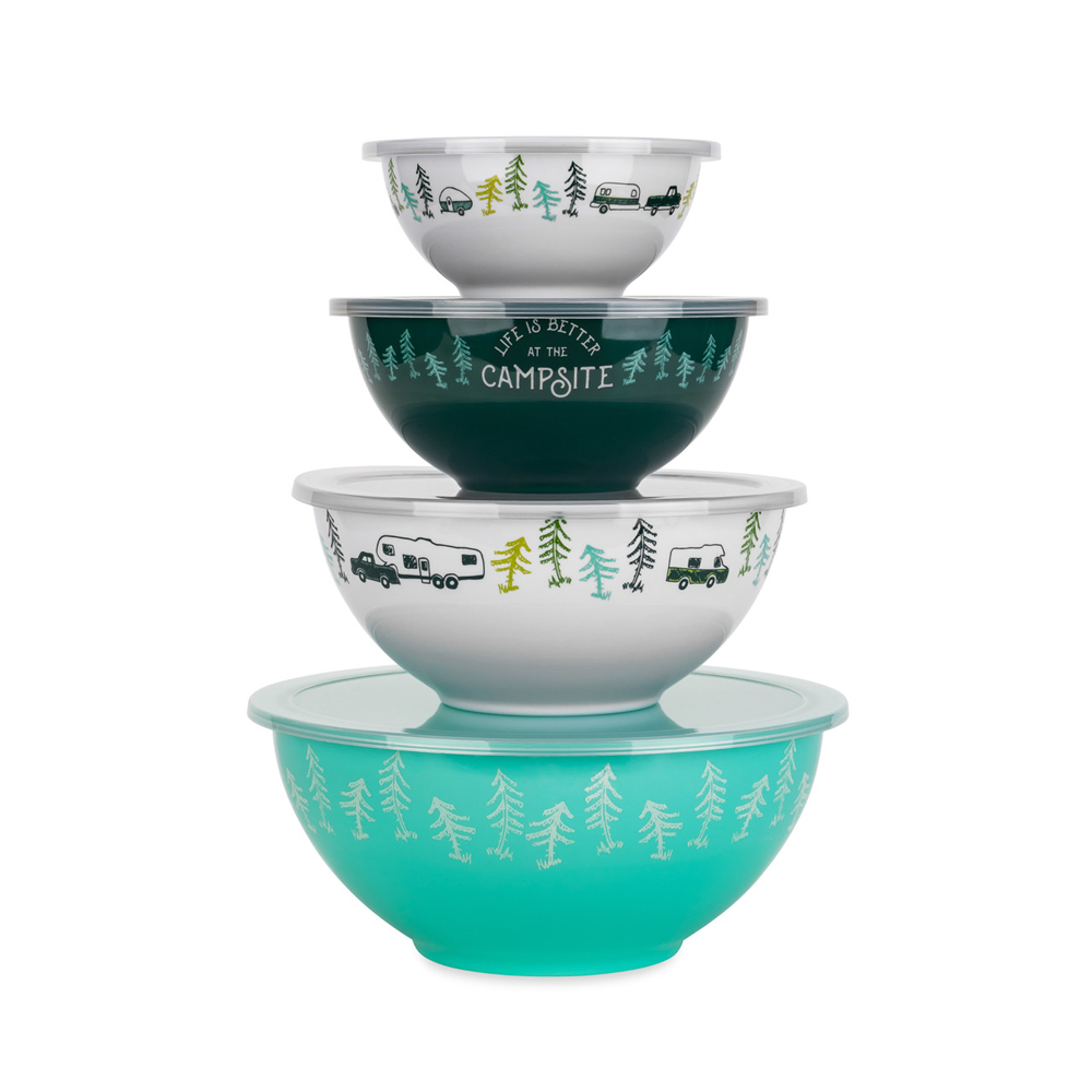 Camco Life Is Better At The Campsite Nesting Bowl Set