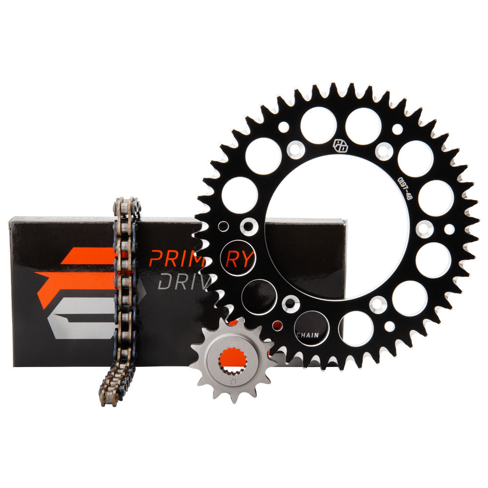 Primary Drive Chain and Sprocket Kit Aluminum Rear/X-Ring Chain Beta 1