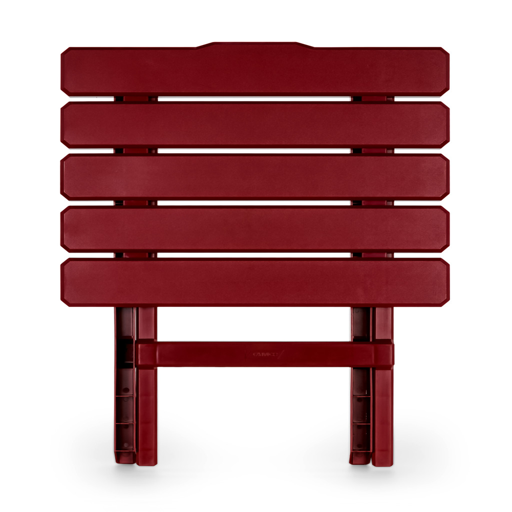 Camco Adirondack Folding Table Large Red