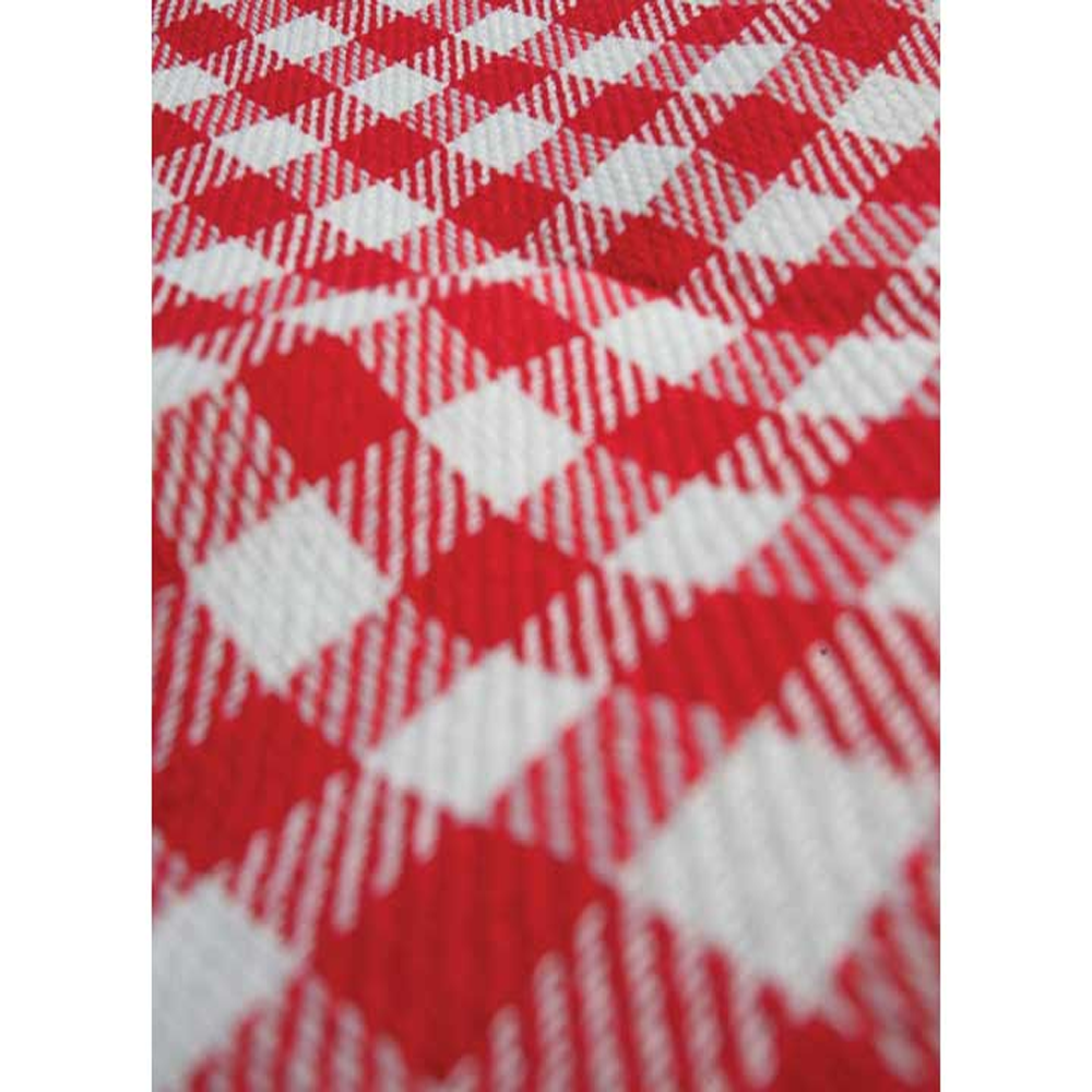 Camco Picnic Blanket Red White Checkered 51 in x 59 in