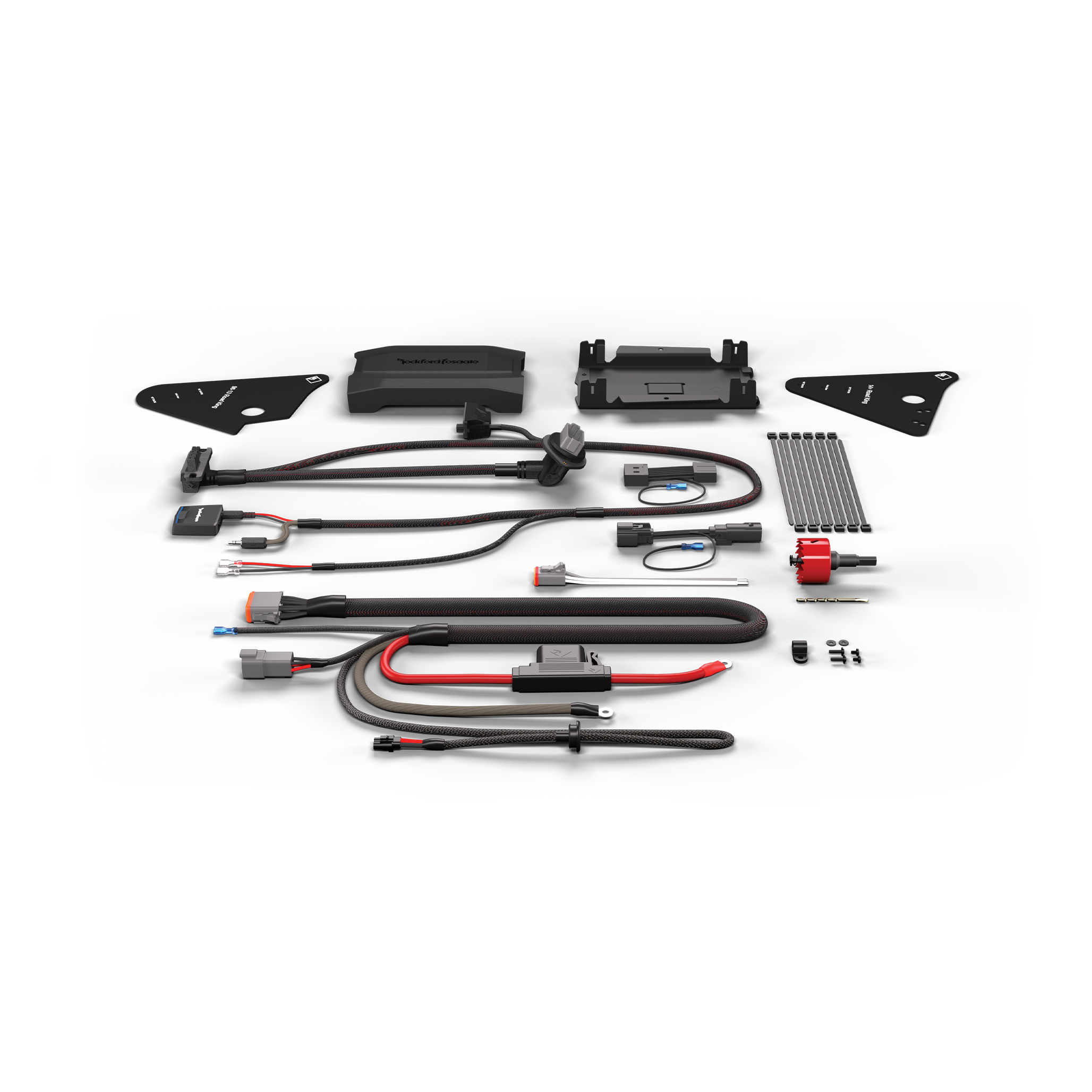 Rockford Fosgate Complete Amp Install Kit Harley-Davidson Road King (G