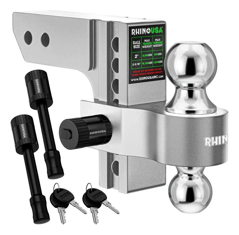 Rhino USA 2" Receiver Heavy Duty Drop Hitch
