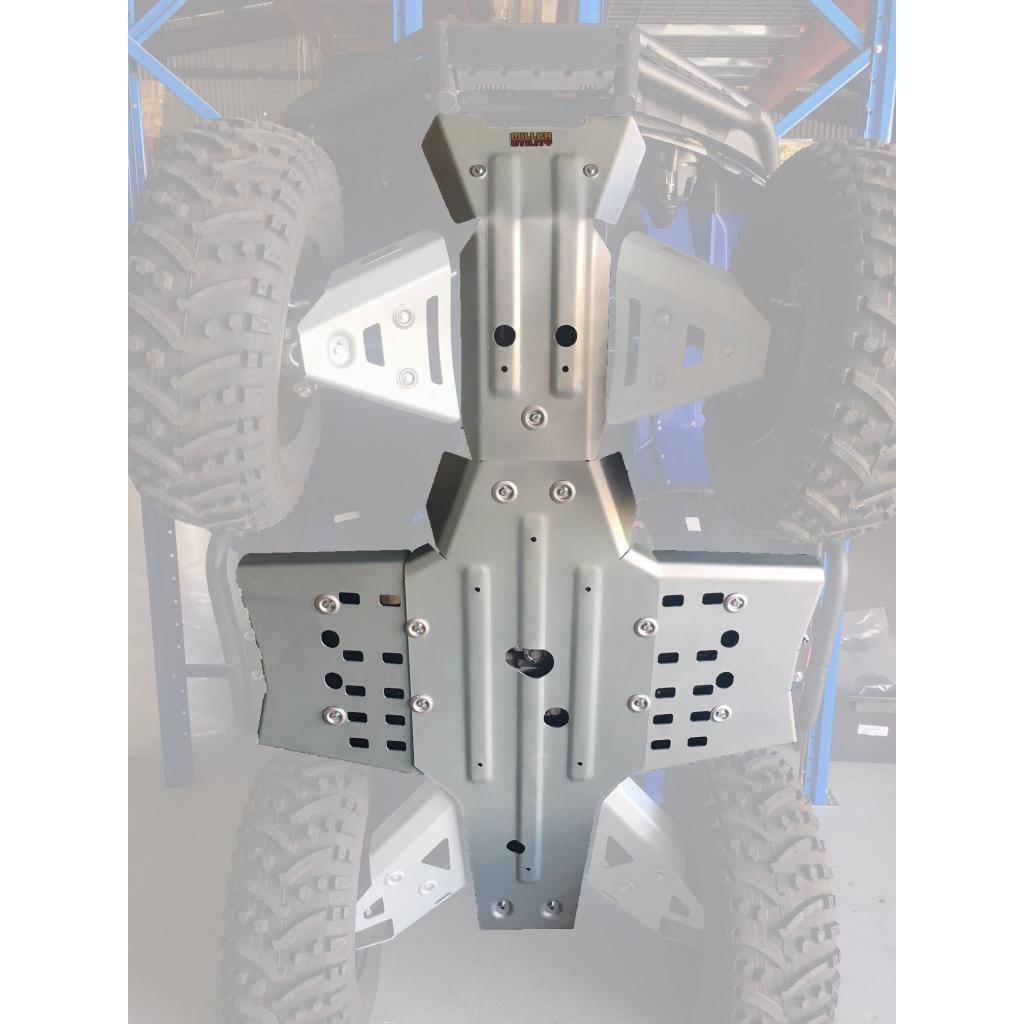 Rival Powersports Central Skid Plate Alloy Yamaha YFM450FA/KP Kodiak | 2444.7153.1