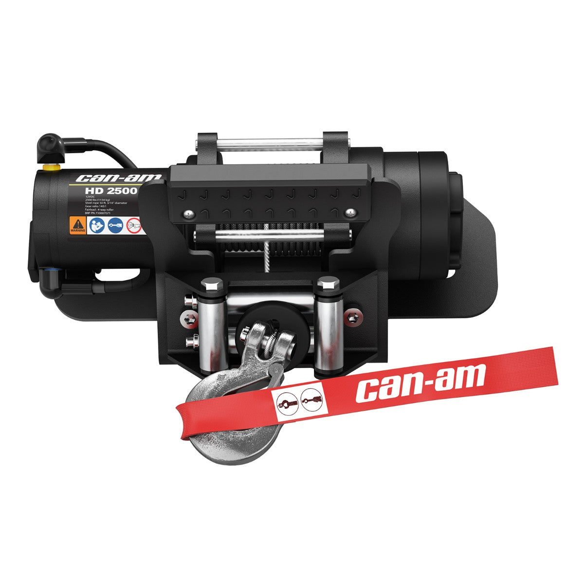 SKI-DOO MULTI-MOUNT HD 2500 WINCH BLACK - 860202331
