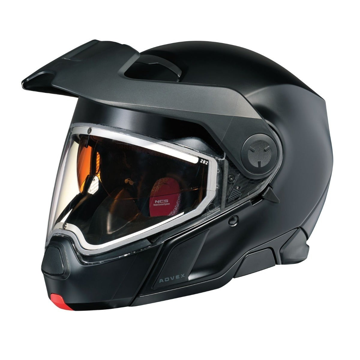 SKI-DOO ADVEX SPORT HEATED HELMET WITH ELECTRIC VISOR (DOT/ECE) BLACK - 9290810690