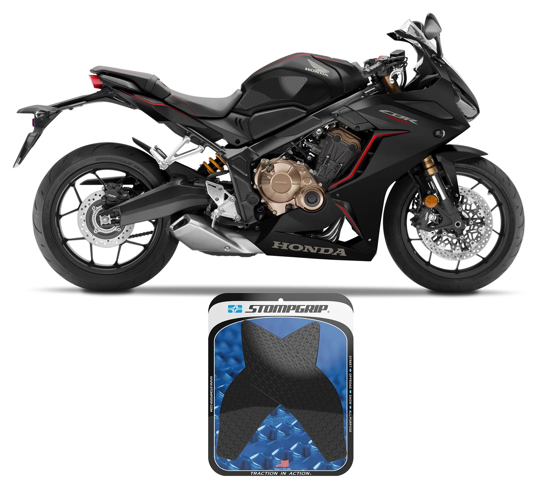 Stompgrip Tank Pad Honda CB300R / Cb650R / CBR650R 2019-2026