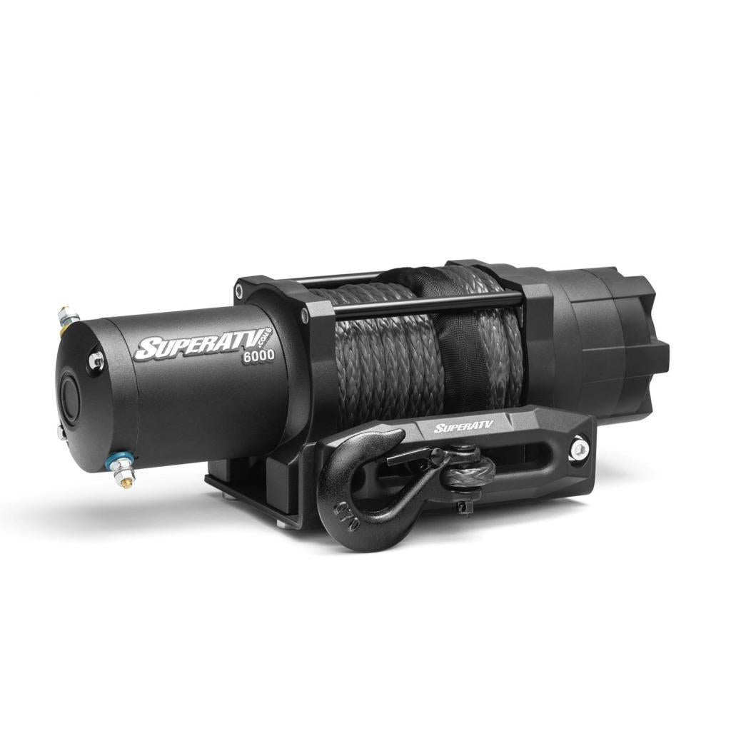 SuperATV 6000 Lb. UTV/ATV Winch (With Wireless Remote & Synthetic Rope)