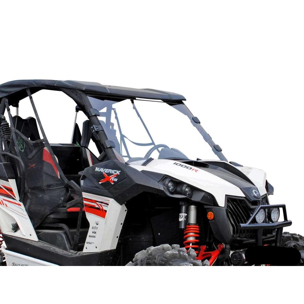 SuperATV Can-Am Maverick Scratch Resistant Full Windshield