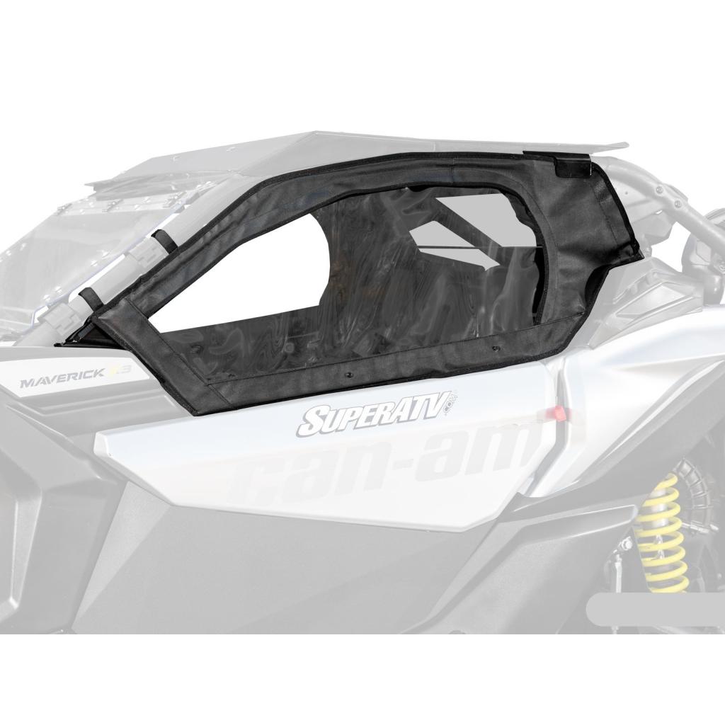 SuperATV Can-Am Maverick X3 Primal Soft Cab Enclosure Upper Doors