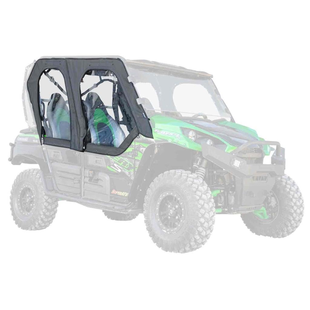 SuperATV Kawasaki Teryx 4 Primal Soft Cab Enclosure Upper Doors