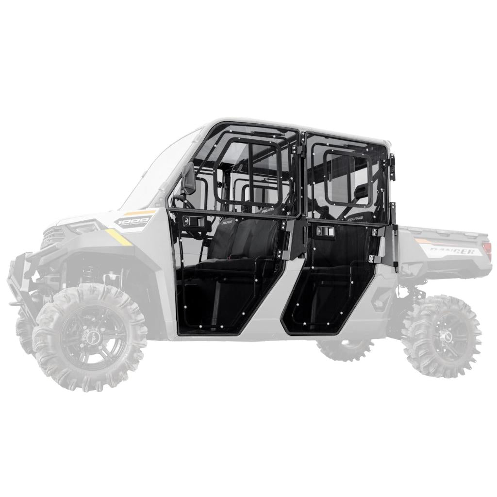 SuperATV Polaris Ranger Crew 1000 Convertible Cab Enclosure Doors