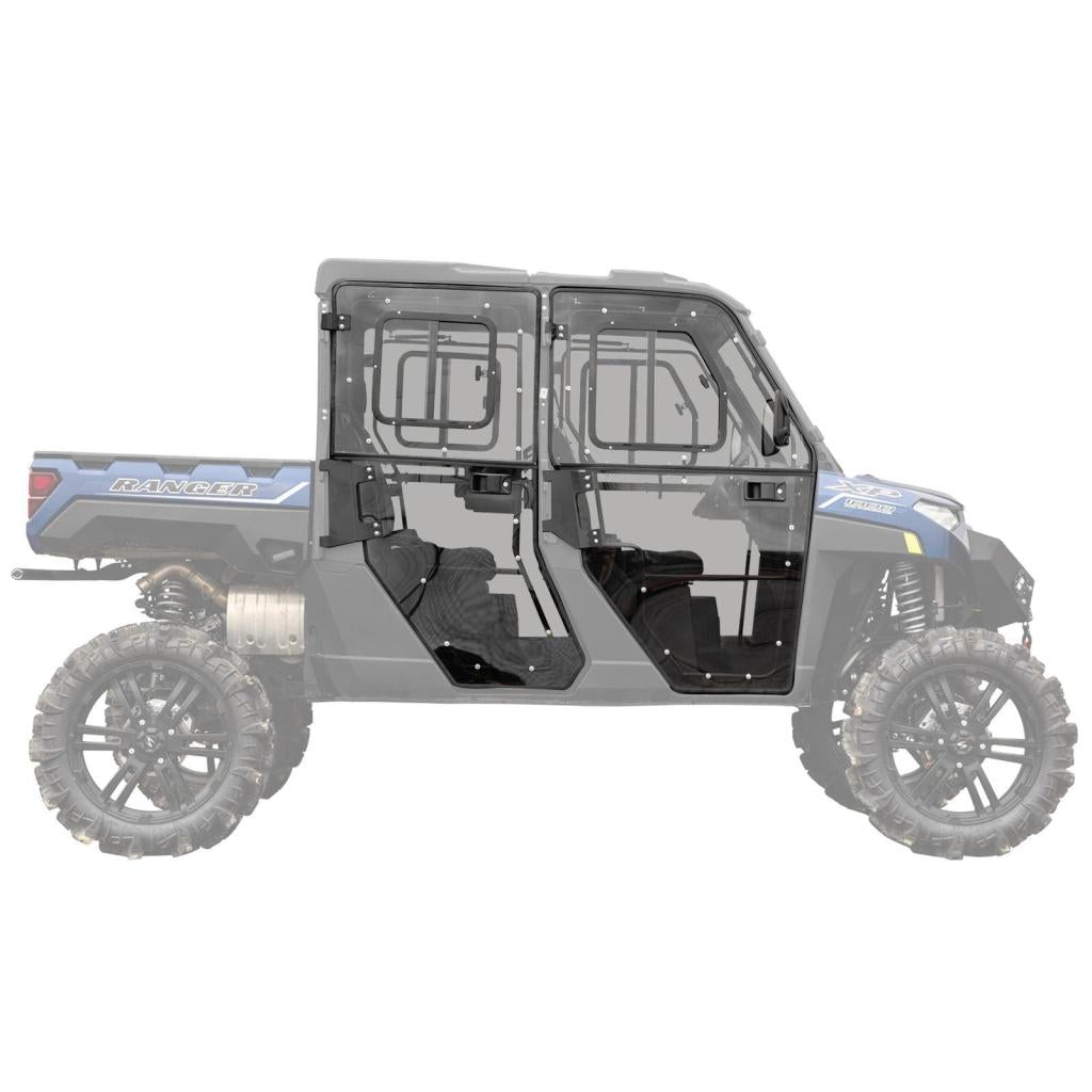 SuperATV Polaris Ranger XP 1000 Crew Convertible Cab Enclosure Doors