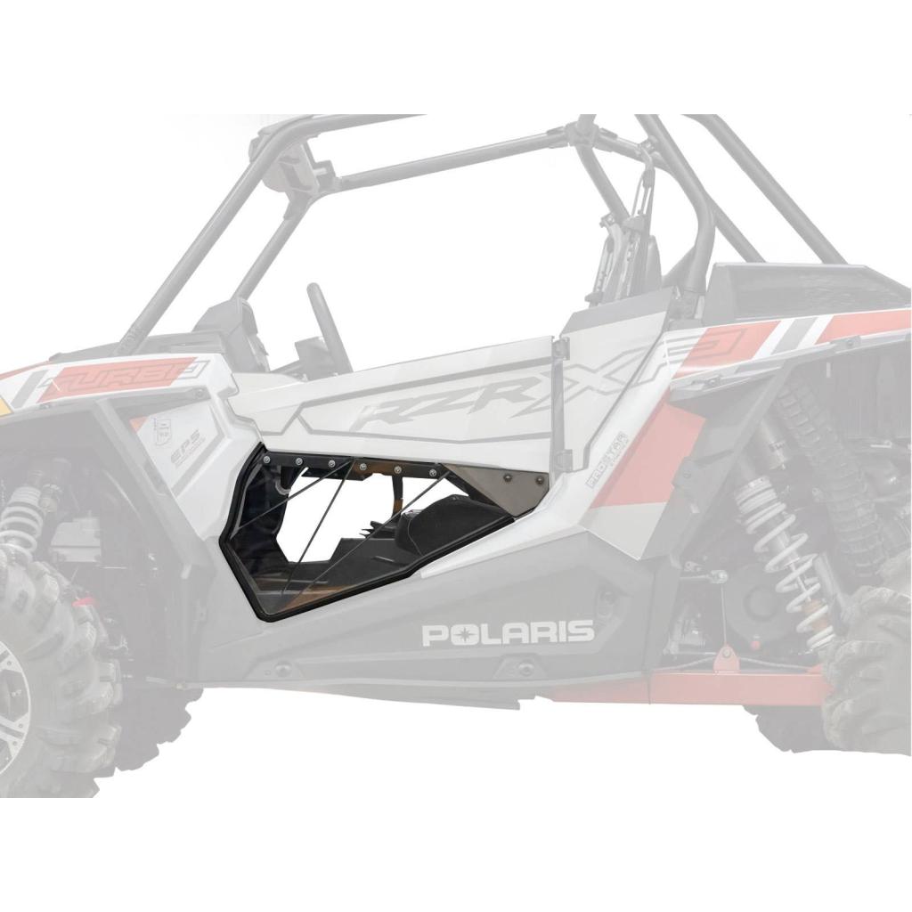 SuperATV Polaris RZR XP Turbo Clear Lower Doors
