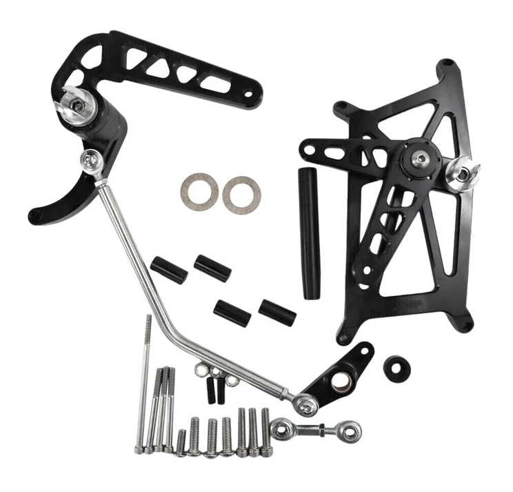 TC Bros Pro Series Mid Controls For Harley Softail 2018-2026