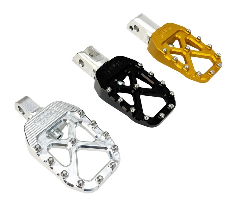 TC Bros Pro Series MX Rider Foot Pegs For Harley Softail / Pan America 2018-2026