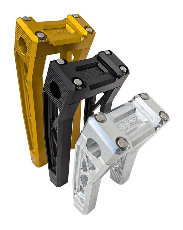 TC Bros Pro Series Pullback Truss Risers For Harley