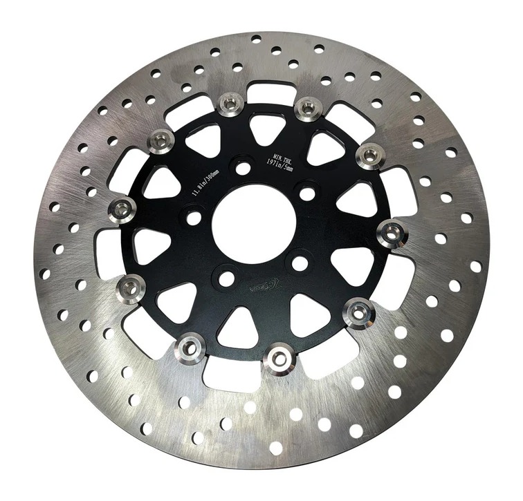 TC Bros Rear Floating 11.8" Brake Rotor For Harley Touring 2008-2026