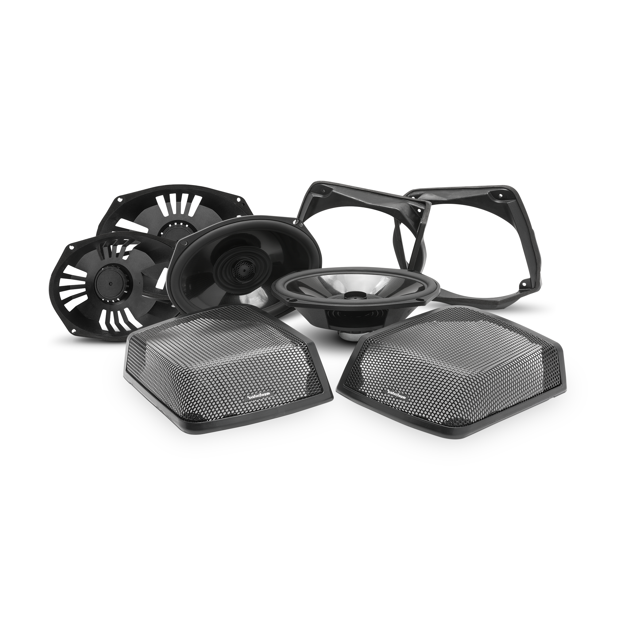 Rockford Fosgate Saddlebag Audio Kit Harley-Davidson Models 1998-2013