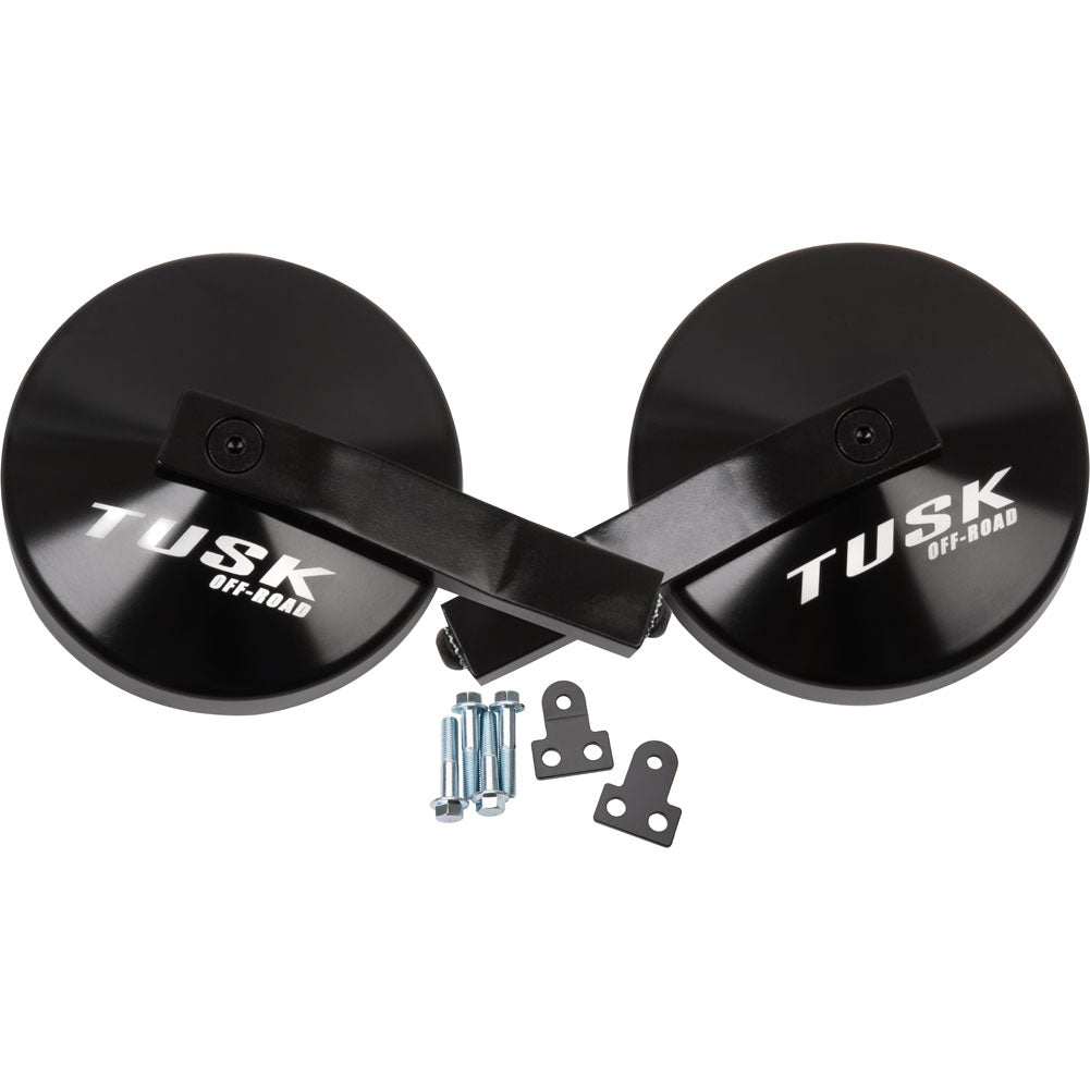 Tusk Alloy UTV Mirror Kit w/A-Pillar Mounts Yamaha Wolverine 4x4 2016–
