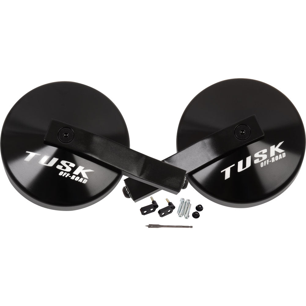 Tusk Alloy UTV Mirror Kit w/A-Pillar Mounts Polaris RZR Pro S 4 Premiu