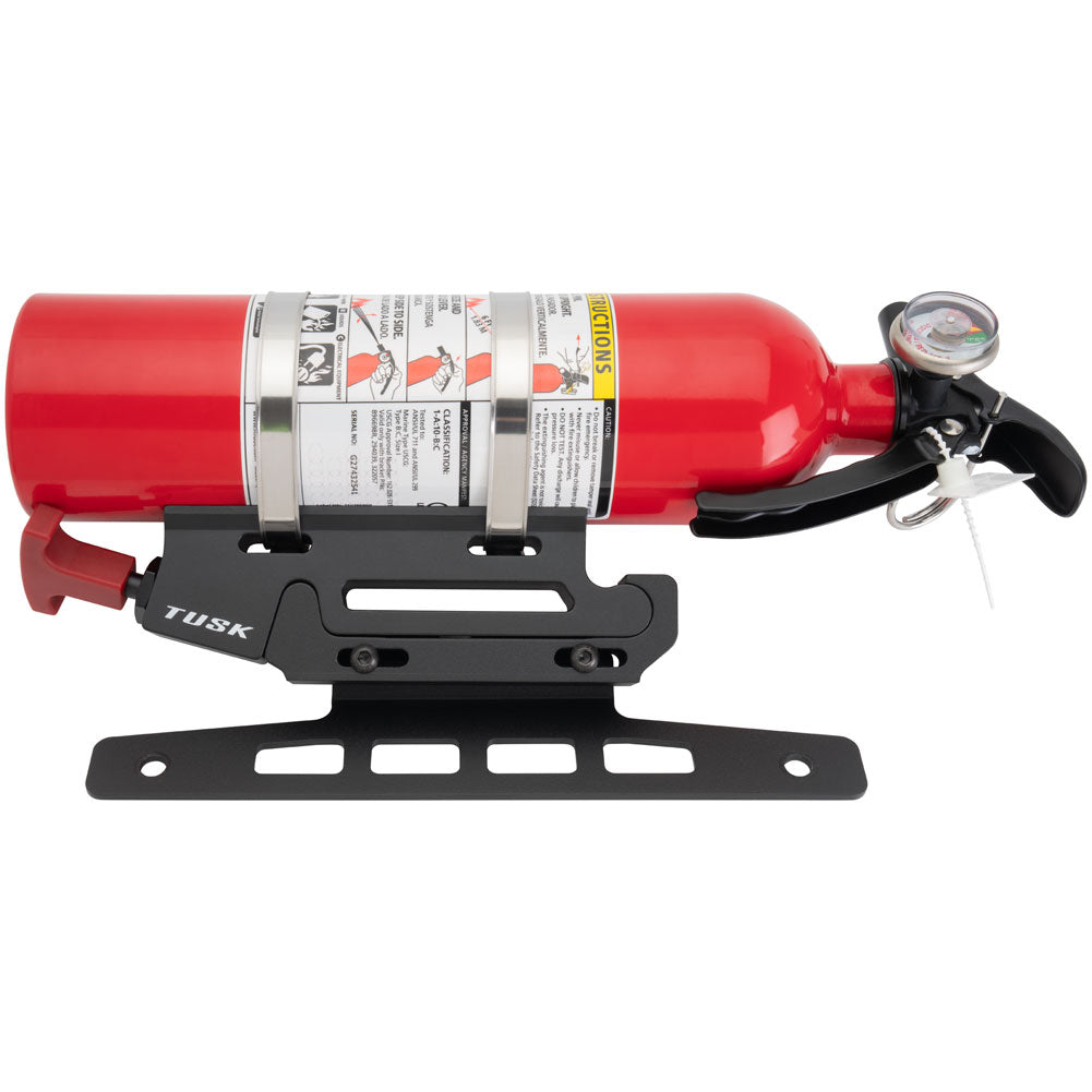 Tusk UTV Billet Fire Extinguisher Under Seat Kit Polaris XPEDITION ADV