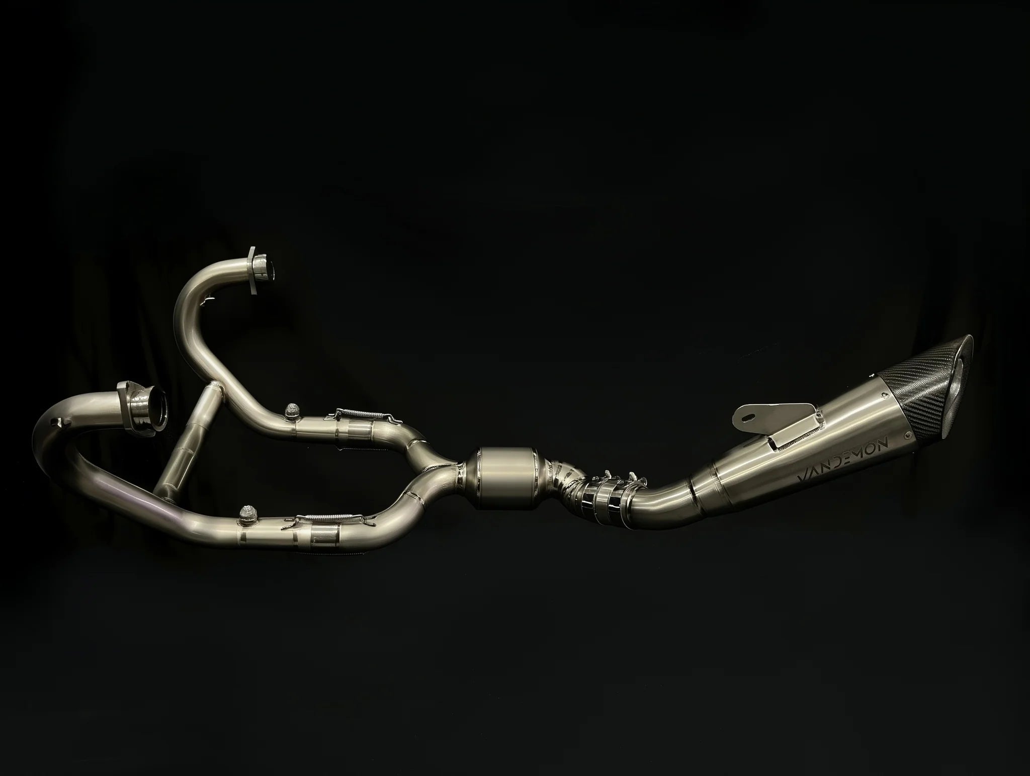 Vandemon Exhaust System with Brushed Headers BMW R NINE T 2014-2023