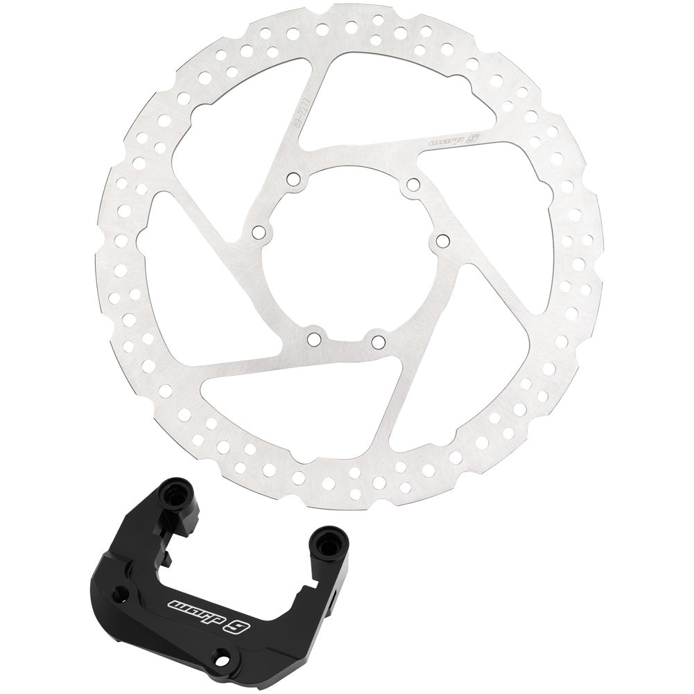 Warp 9 Oversized Front Brake Rotor Kit Yamaha TW200 2001–2026