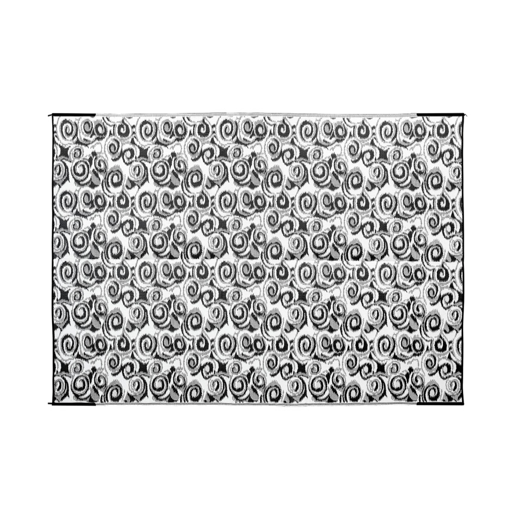Camco Reversible RV Awning Outdoor Mat 8 ft x 16 ft Swirl