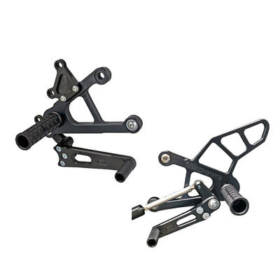Woodcraft Kawasaki ZX-6R 19-26 Rearsets Complete Kit GP Shift