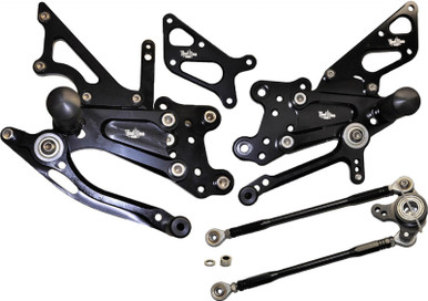 Voodoo Billet Rear Set Black - VRD1305