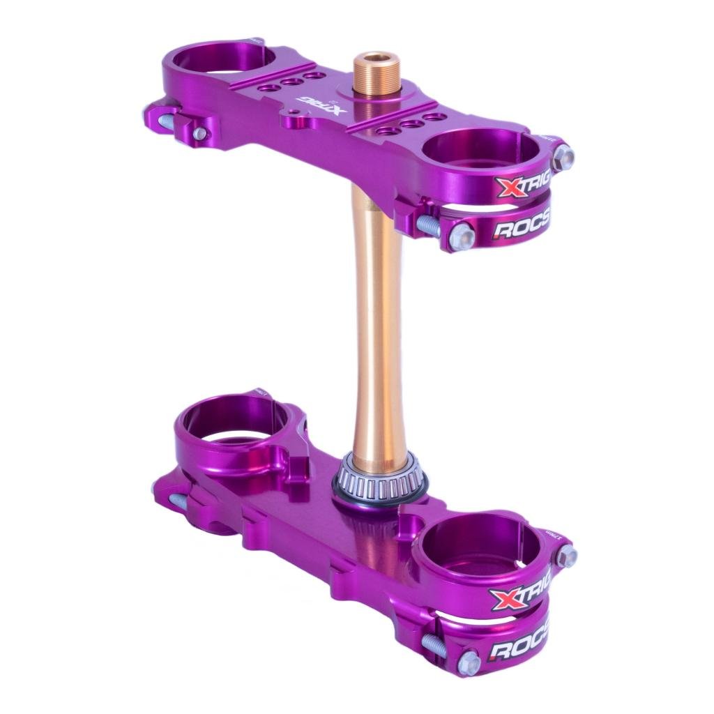 X-Trig ROCS Tech 22mm Offset Triple Clamps 2023+ Yamaha YZ450F/2024 YZ250F | 501330801501