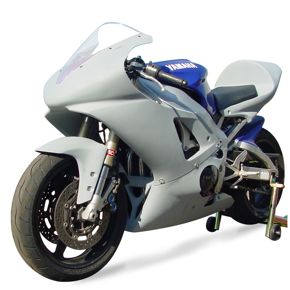 Hotbodies Racing Race Bodywork Primer Gray Yamaha YZF-R1 2000-2001