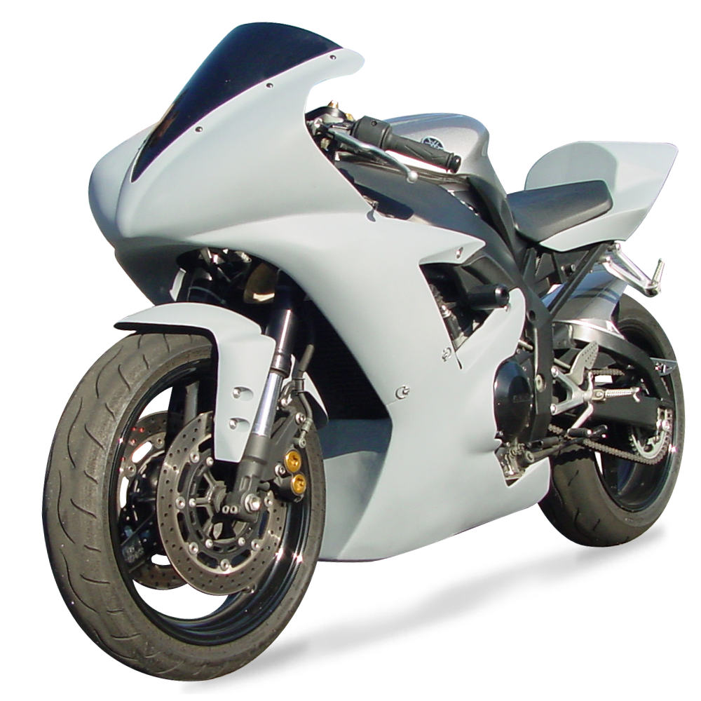 Hotbodies Racing Race Bodywork Primer Gray Yamaha YZF-R1 2002-2003