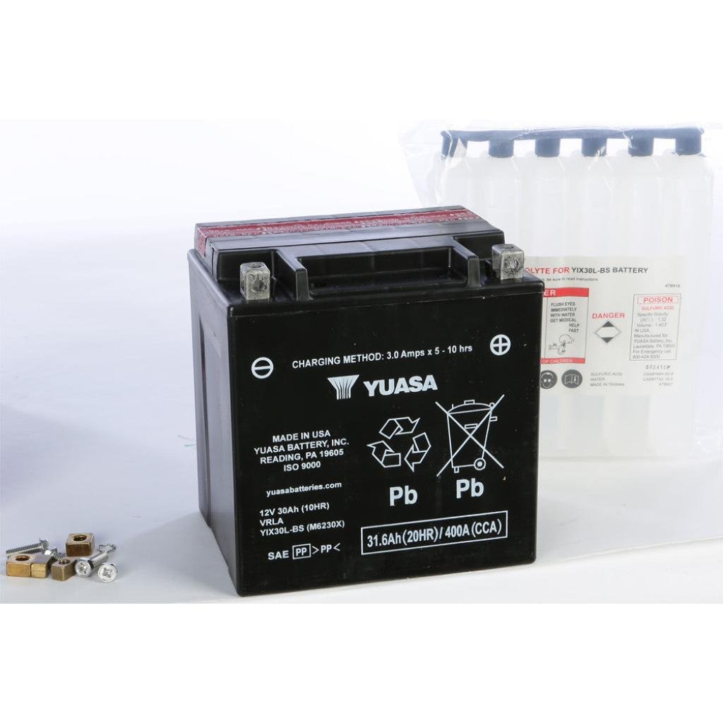 Yuasa Battery Yix30l Bs Pw Maintenance Free