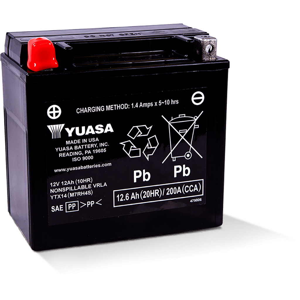 Yuasa Battery YTX14 Sealed Factory Activated