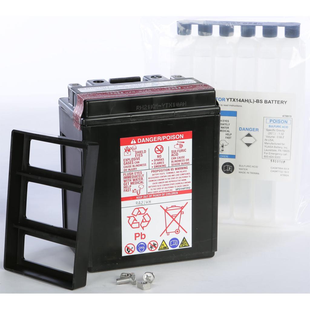 Yuasa Battery Ytx14ah Bs Maintenance Free