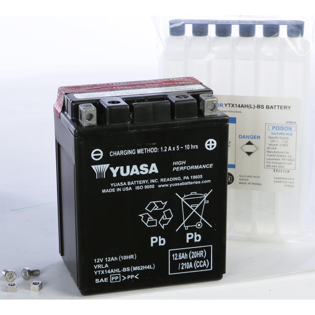 Yuasa Battery Ytx14ahl Bs Maintenance Free