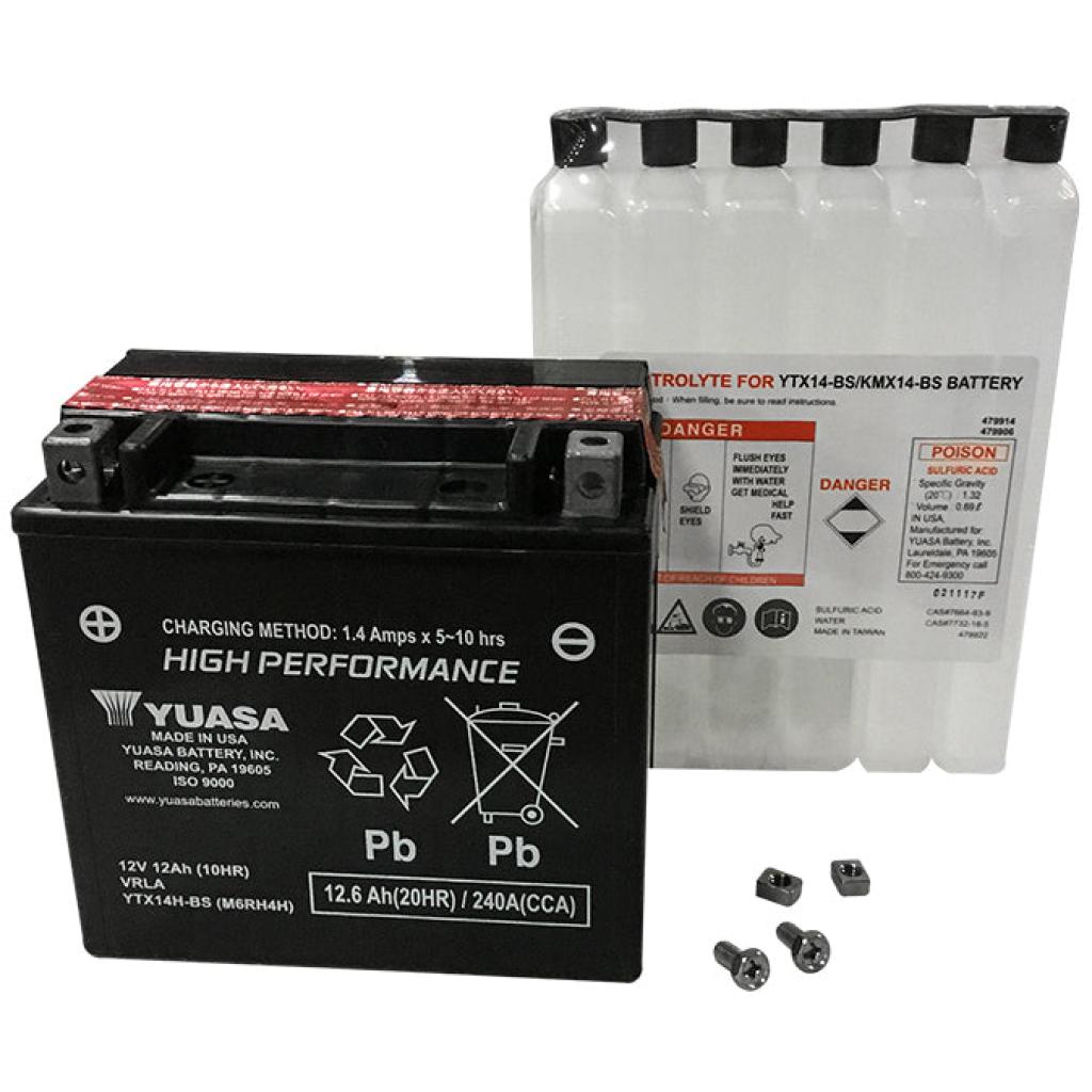 Yuasa Battery Ytx14h Bs Maintenance Free