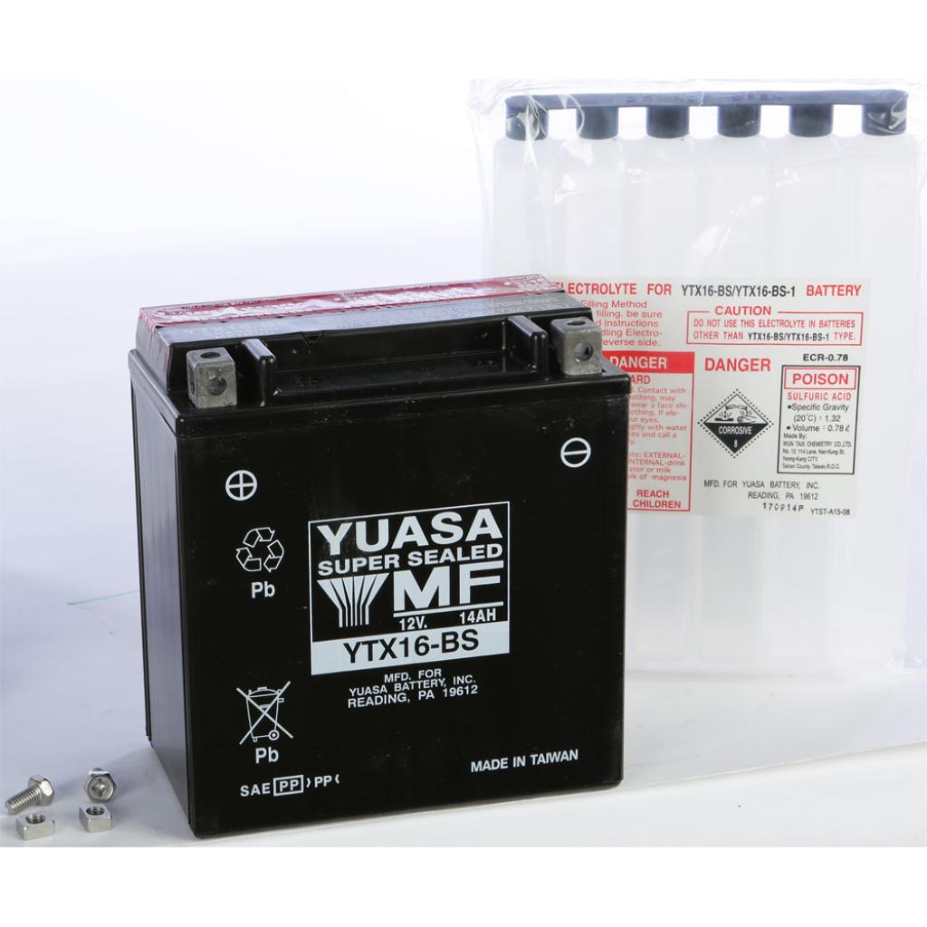 Yuasa Battery Ytx16 Bs Maintenance Free