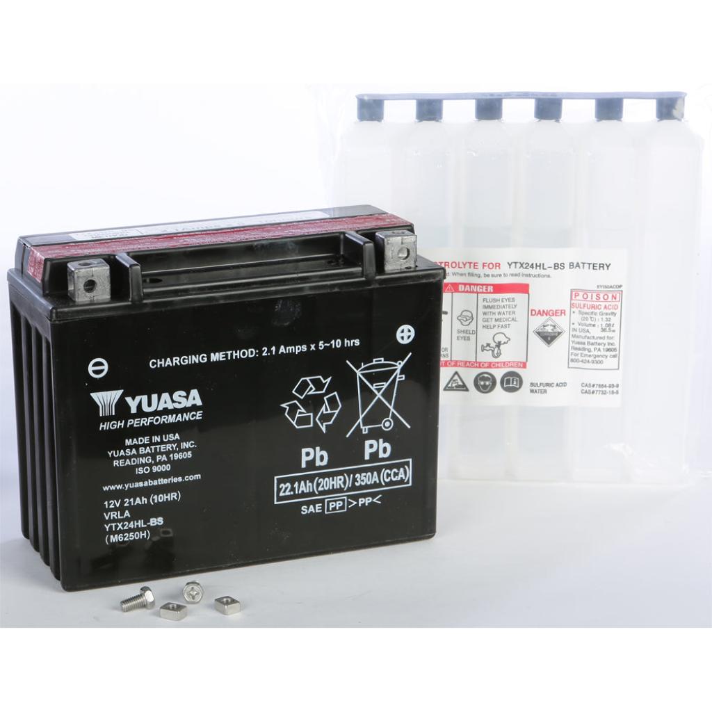 Yuasa Battery Ytx24hl Bs Maintenance Free